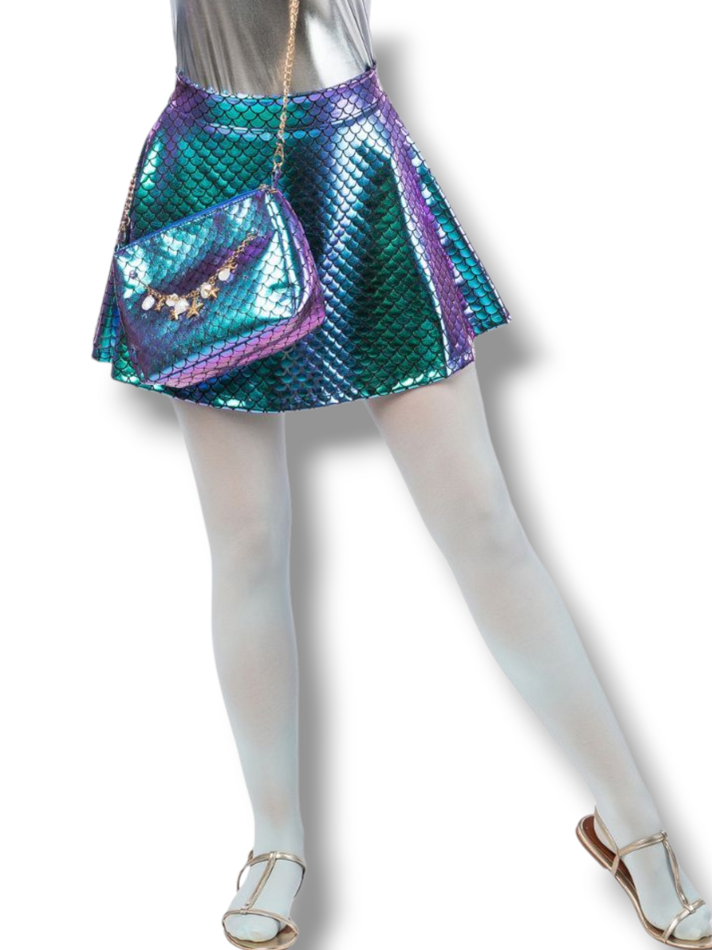 Lyhythelmainen hame Rave Mermaid