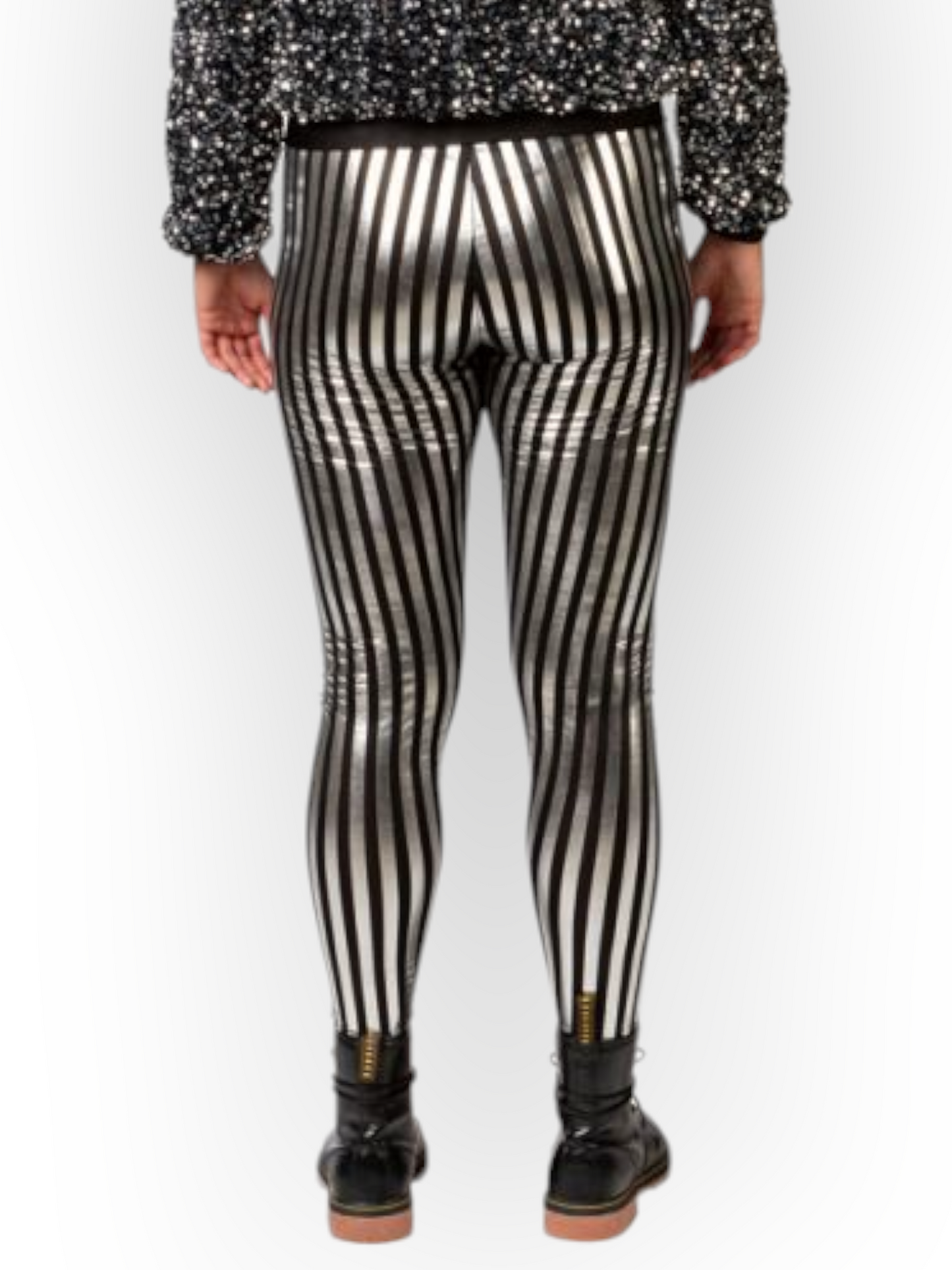 Legginsit Silver Stripes
