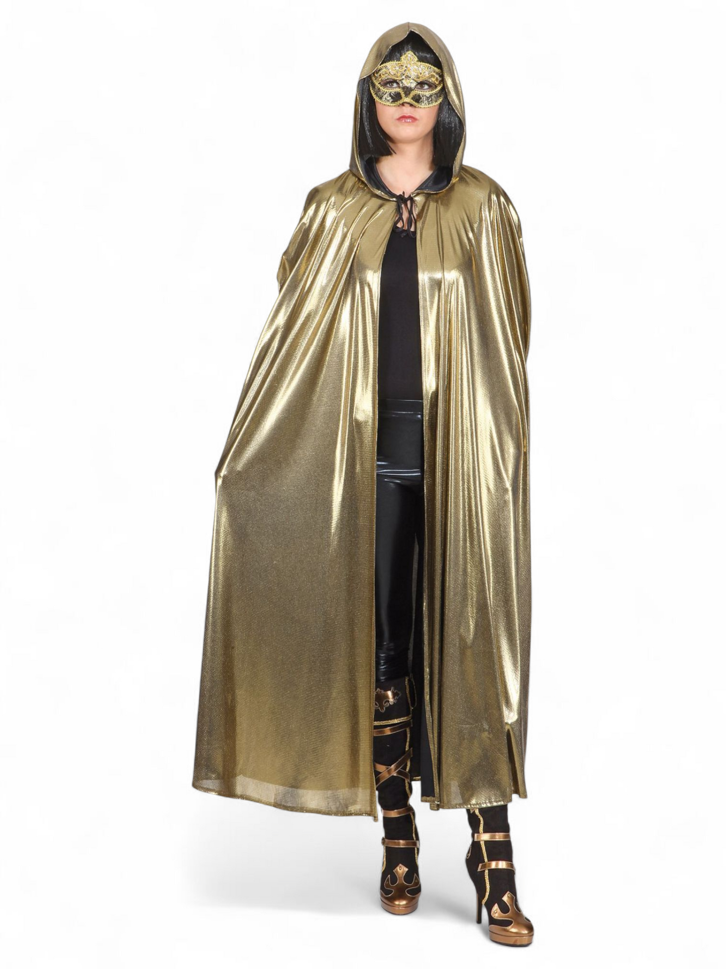 Hupullinen viitta Venice, metallic gold