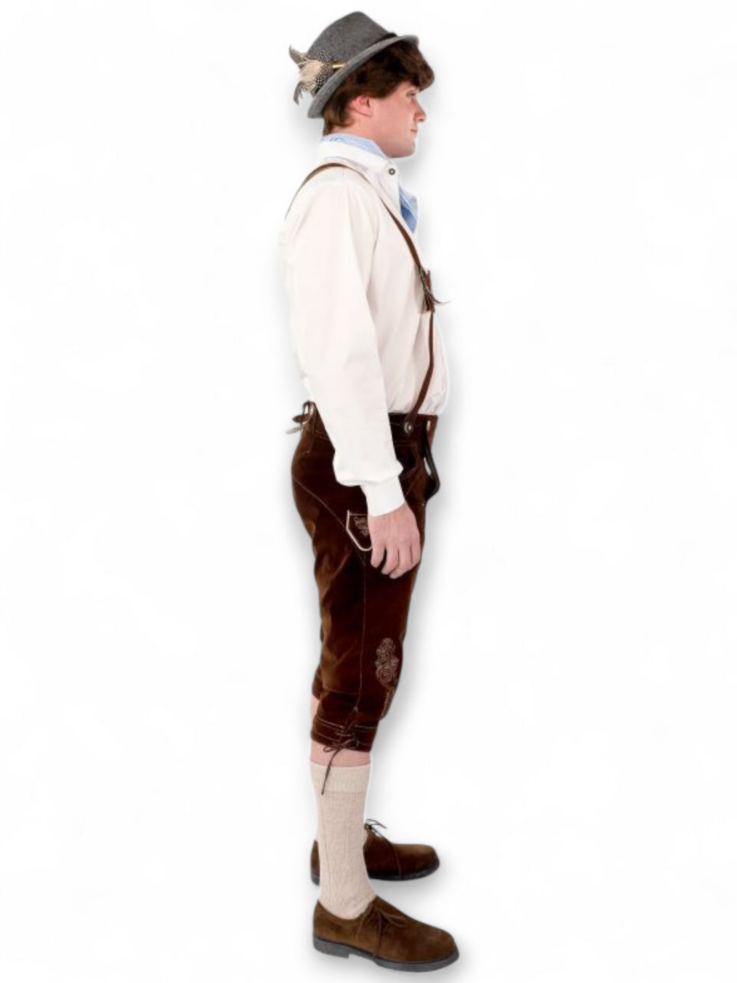 Oktoberfest 'Lederhosenit' mokkajäljitelmää, ruskea