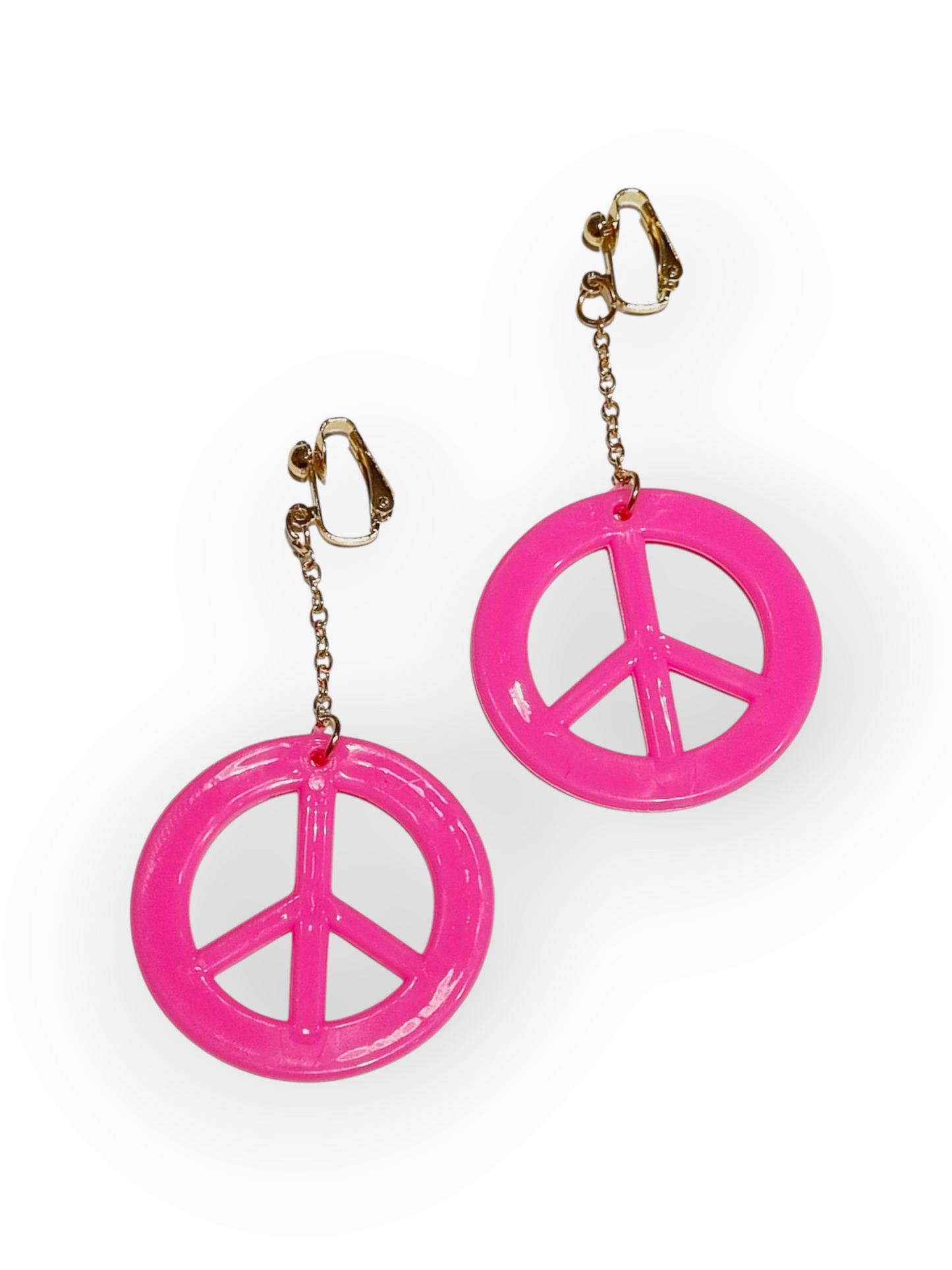 Klipsikorvikset Peace, pinkki