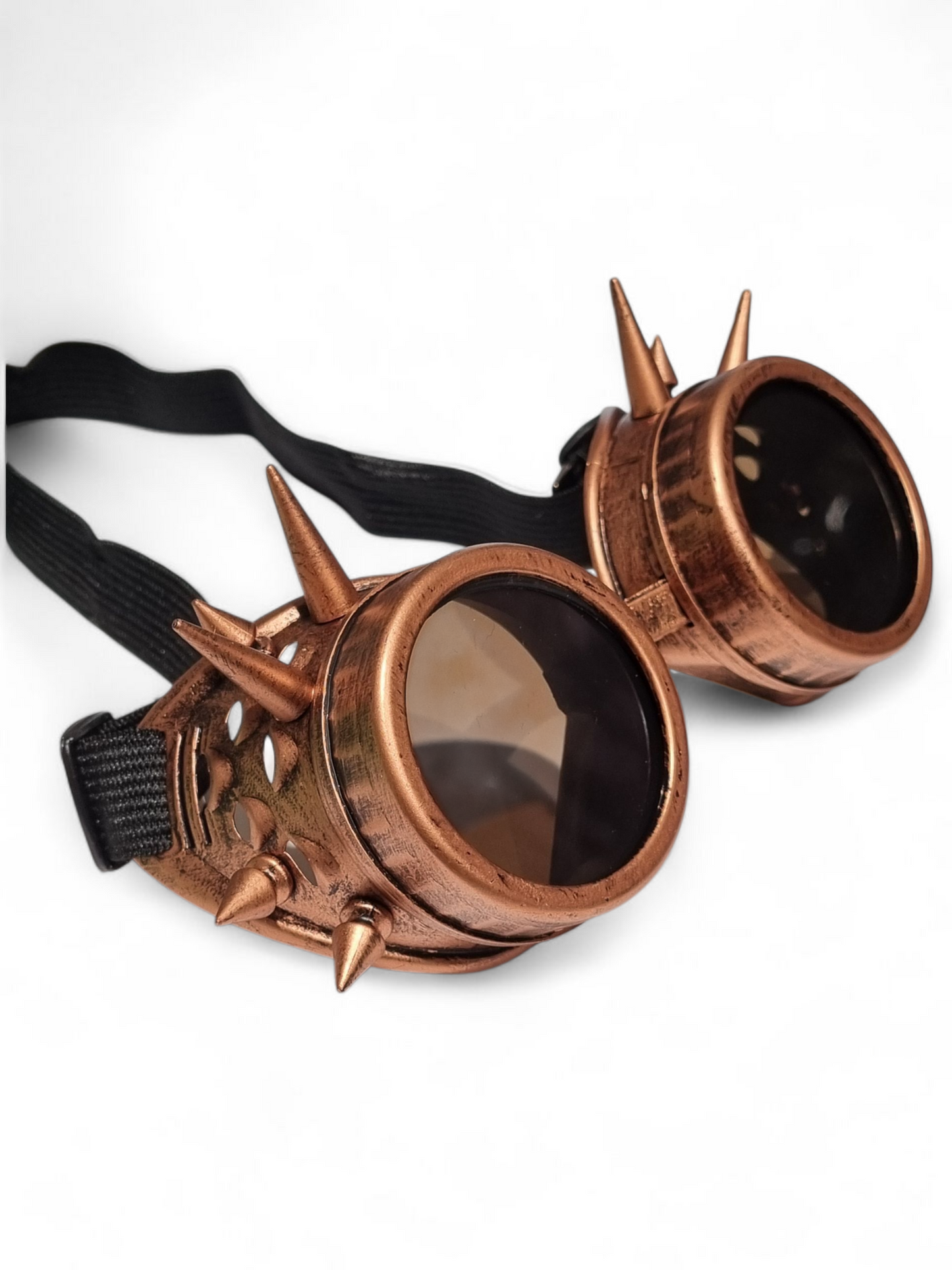 Steampunk Gogglesit, retro bronze spikes