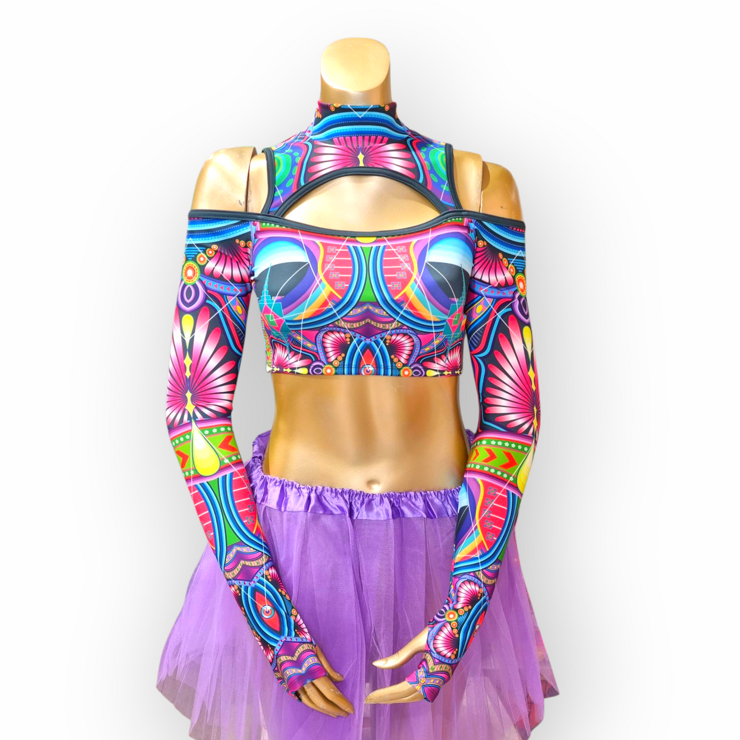 Crop top Psychedelic (UV)