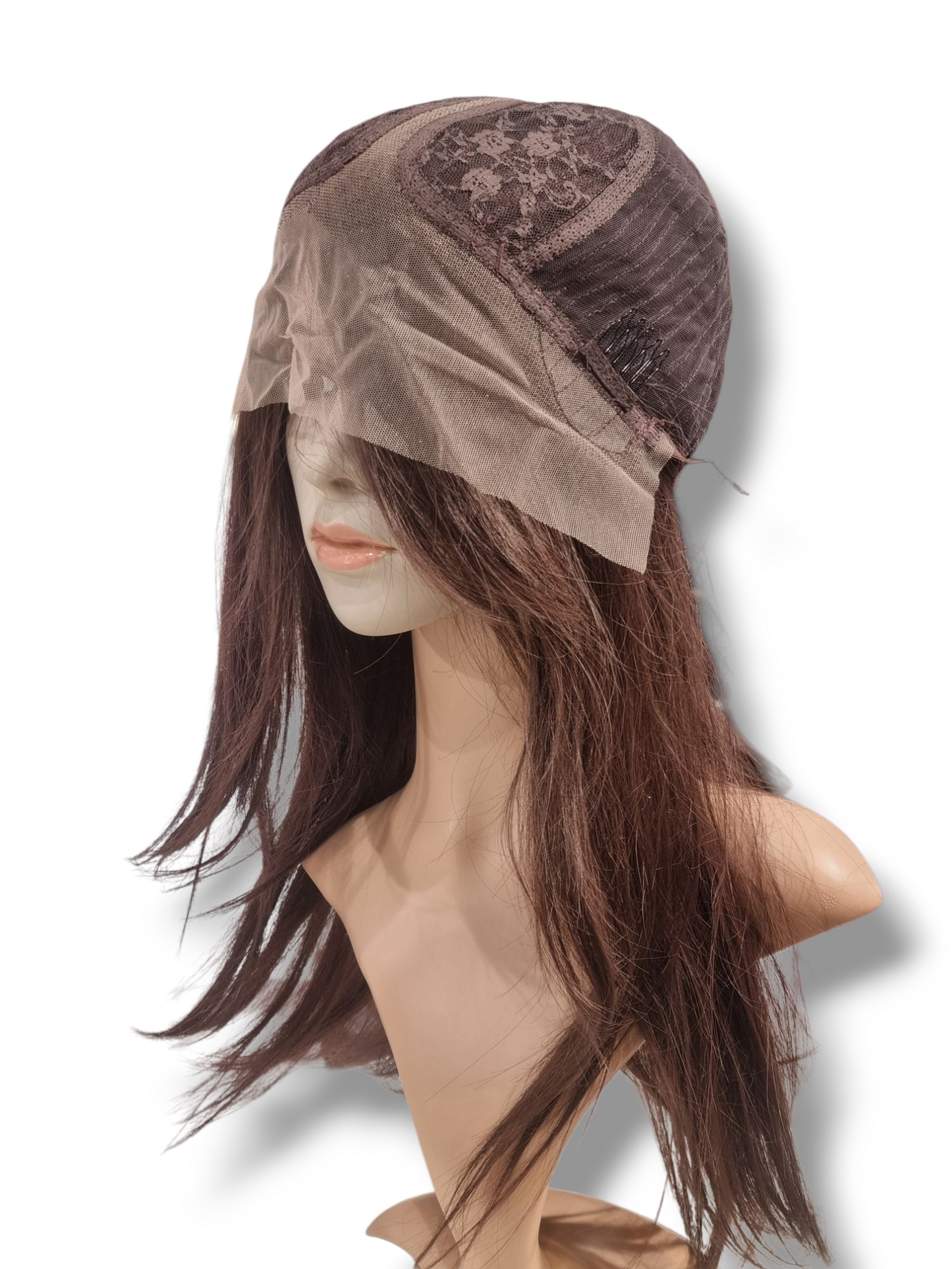 Lace front peruukki Ella, natural brunette