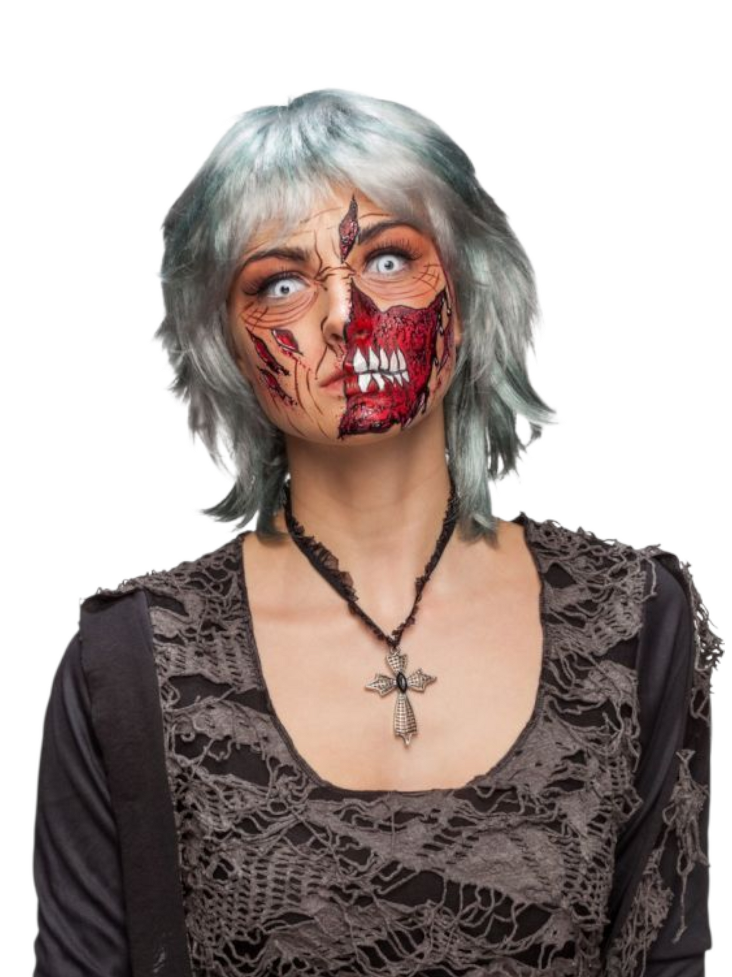 Peruukki Crazy Zombie