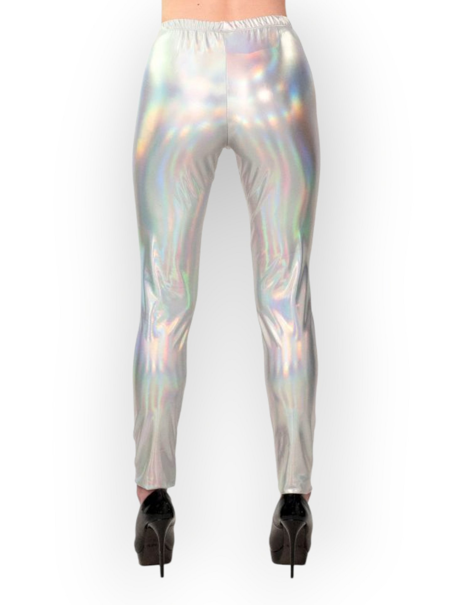 Legginsit Holographic Silver