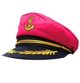 Reivilaivan kapteenin lakki, neonpinkki (UV)