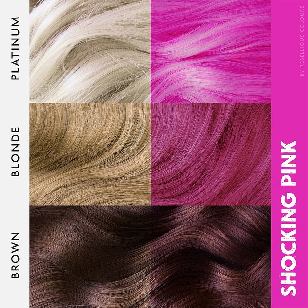 REBELLIOUS suoraväri Shocking Pink