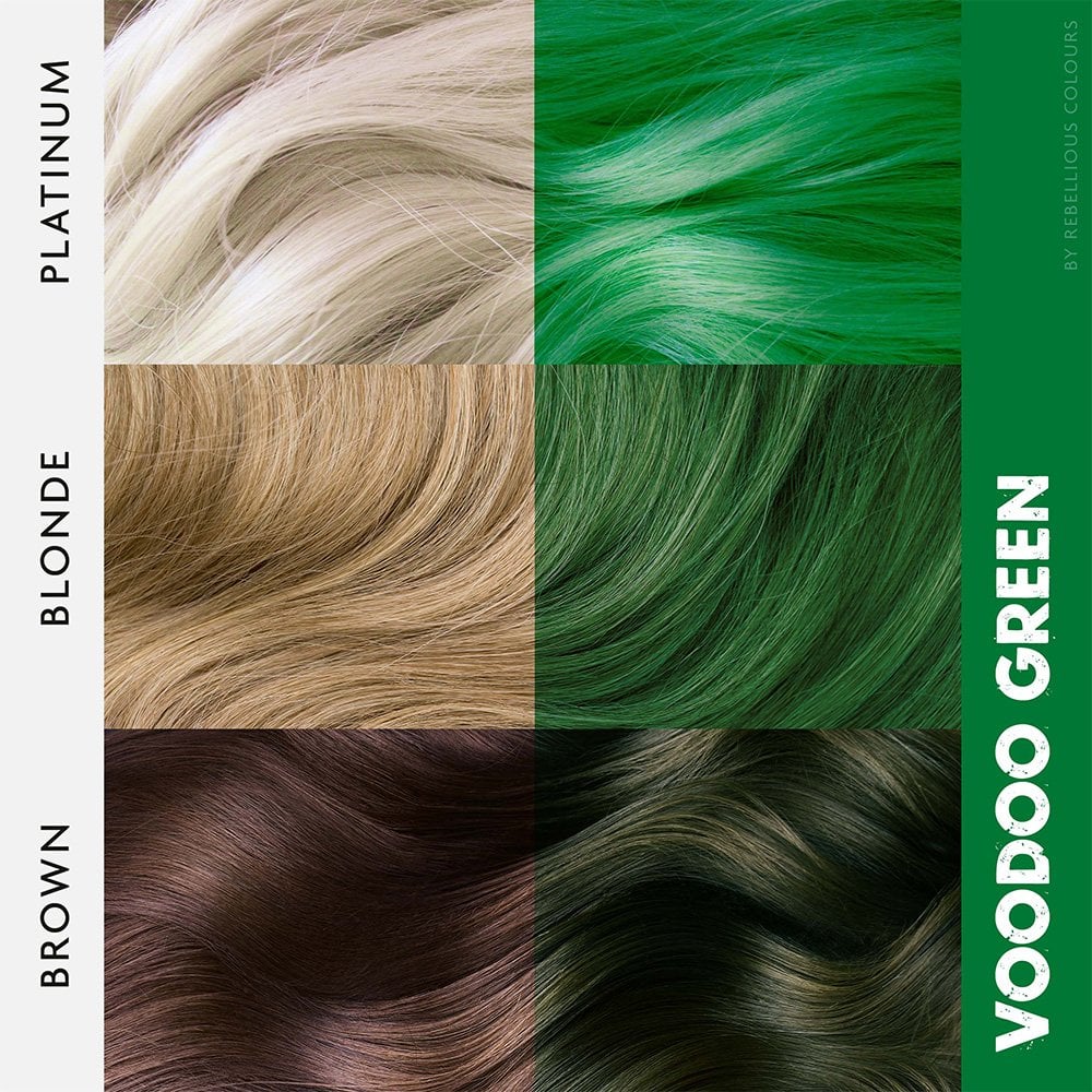 REBELLIOUS suoraväri Voodoo Green