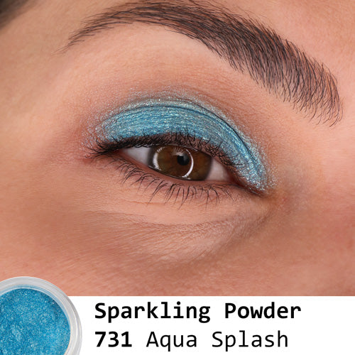 GRIMAS Sparkling Powder bioglitter 731, Aqua Splash