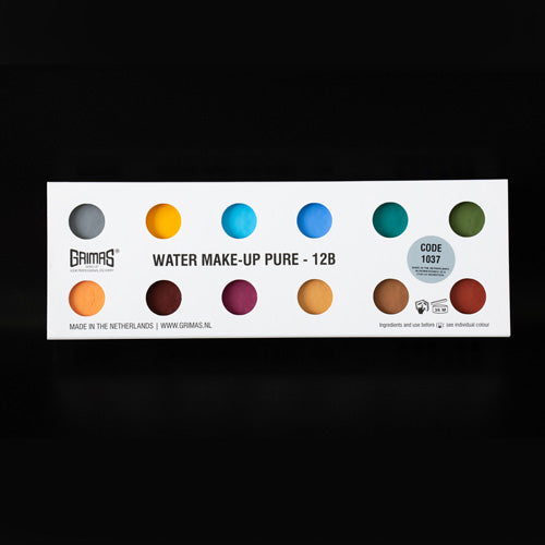 GRIMAS Water Make-up kasvomaalipaletti 12kpl, Nature