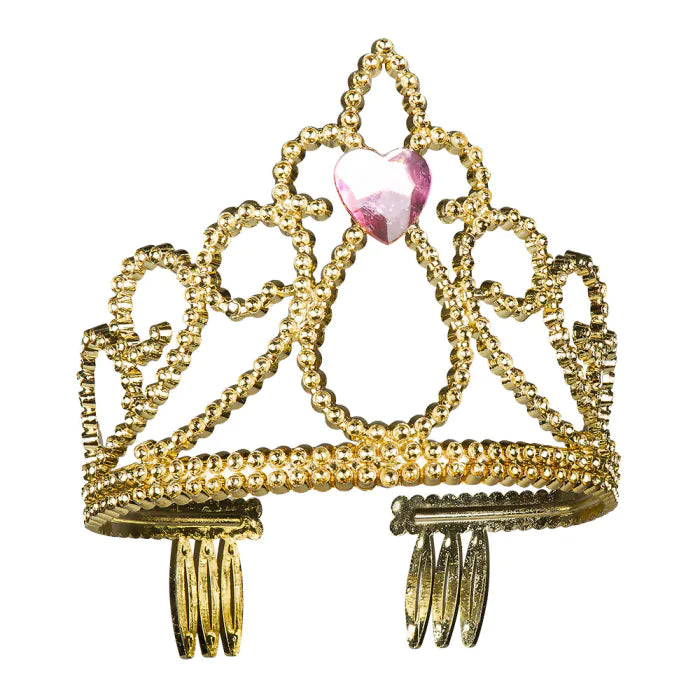 Kullanvärinen tiara Pink Heart