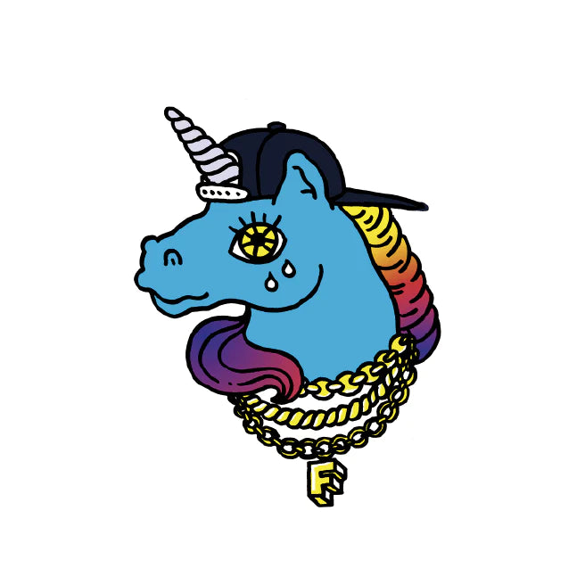 Siirtokuvatatuointi Unicornia (2 arkkia)