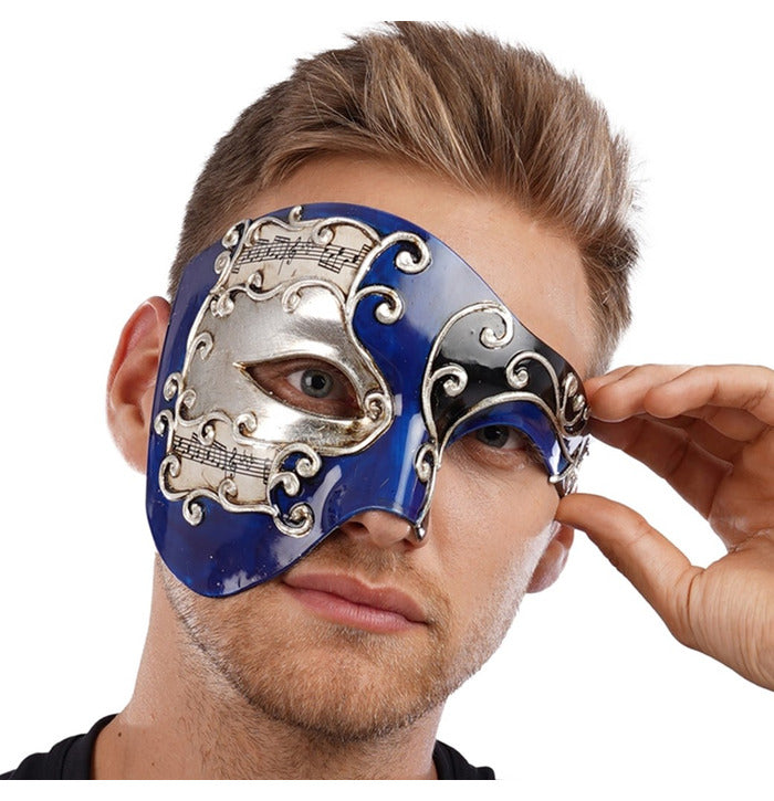 Venetsialaistyylinen silmikko Clef, navy blue