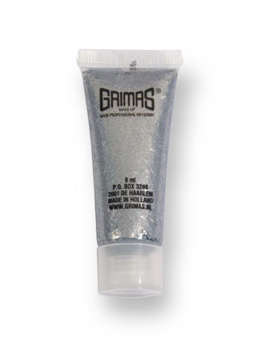 GRIMAS Shimmer Gel (biohajoava glittergeeli) 710 Silver