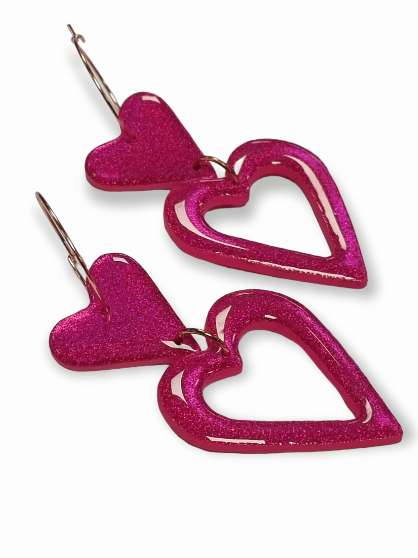 Up The Wazoo korvakorut Sweetheart, hot pink