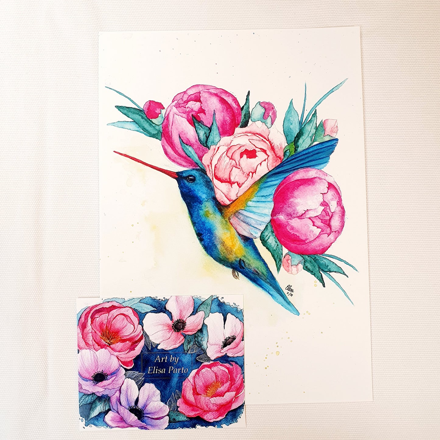Elisa Parto printti Kolibri, A4