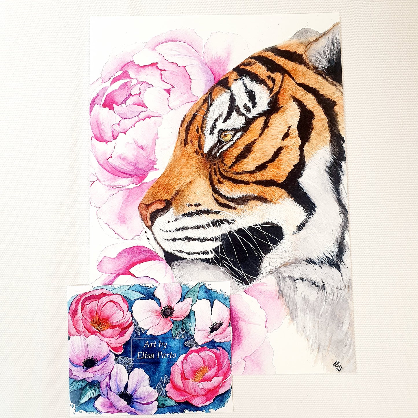 Elisa Parto printti Tiikeri, A4