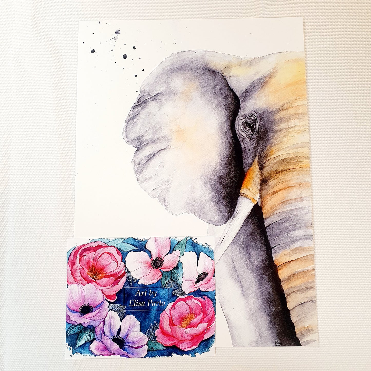 Elisa Parto printti Norsu, A4