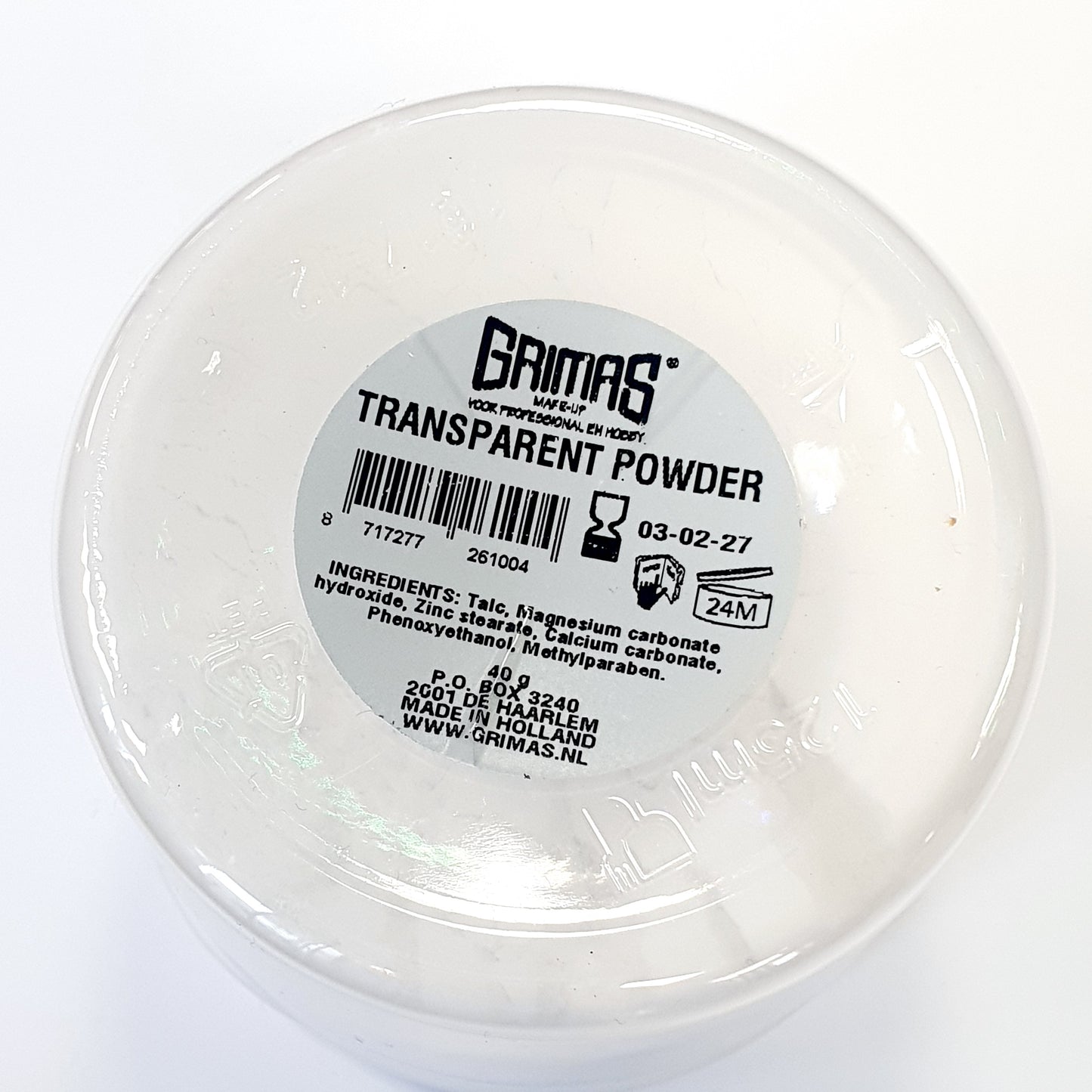 GRIMAS Transparent Powder 40g (väritön irtopuuteri)