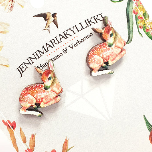 JenniMariaKyllikki nappikorvakorut Täpläkauris