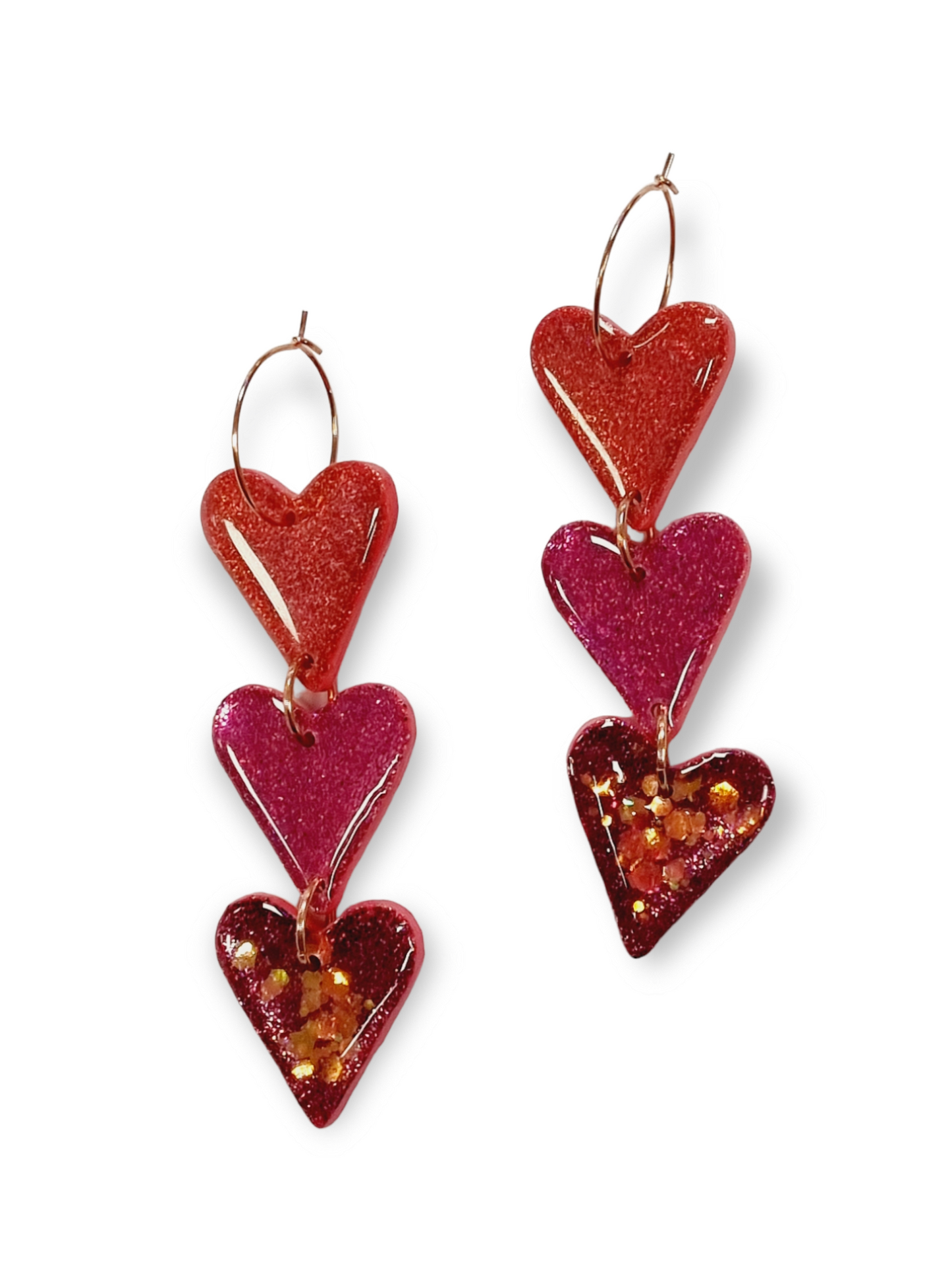 Up The Wazoo korvakorut Sweety, red love