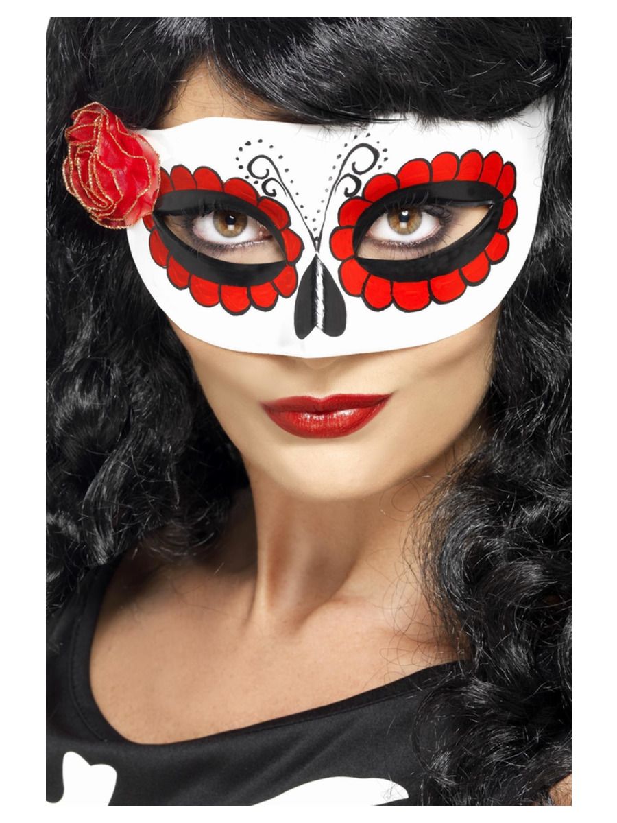 Sugar Skull -silmikko ruusulla