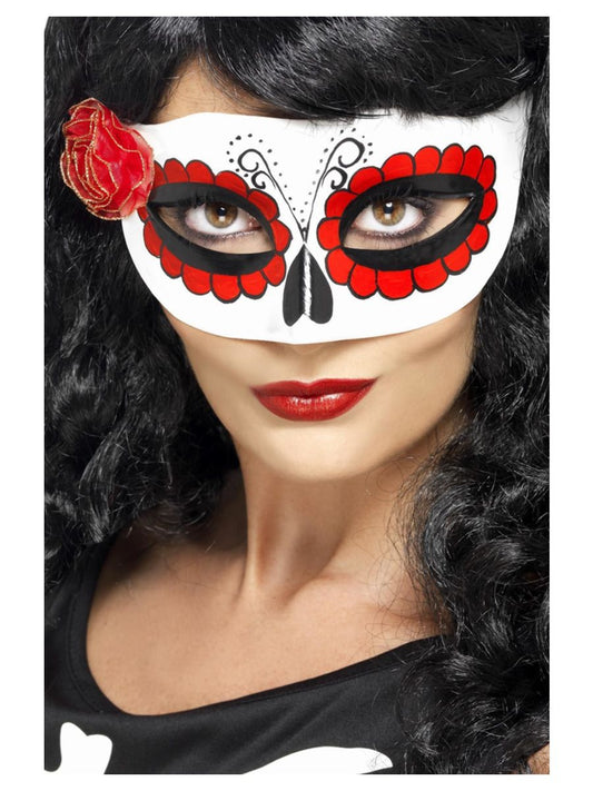 Sugar Skull -silmikko ruusulla