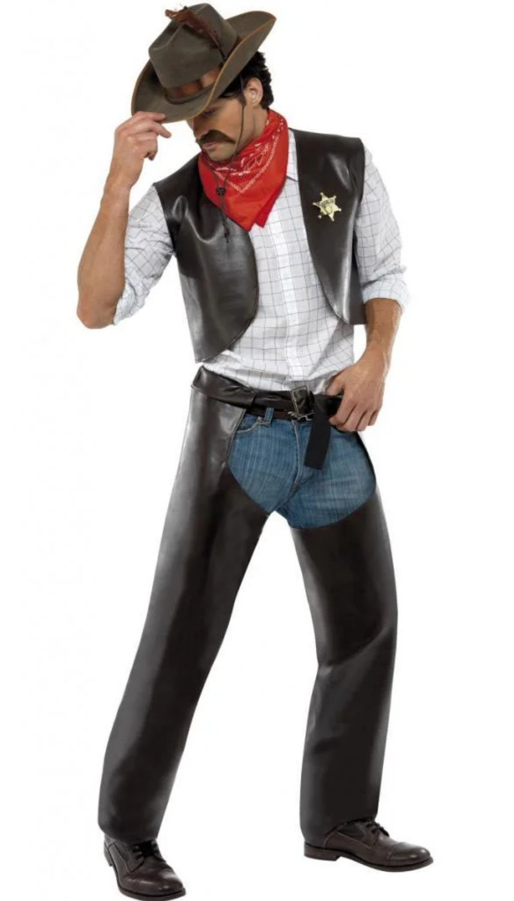 Village Cowboy (chapsit, liivi, bandana ja tähti)