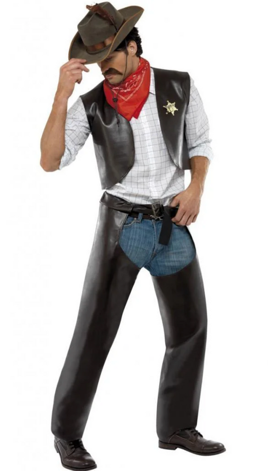 Village Cowboy (chapsit, liivi, bandana ja tähti)