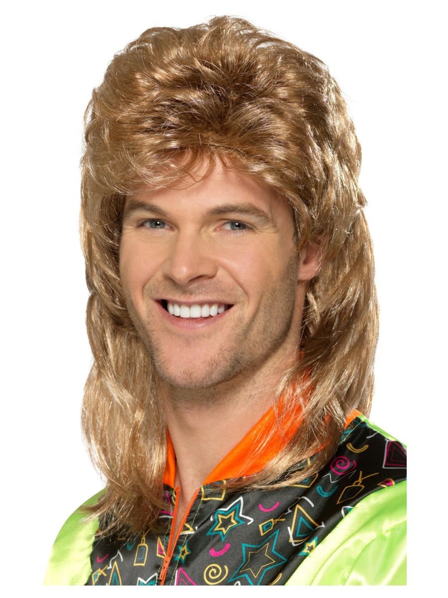 Peruukki Eeppinen Mullet, ruskea