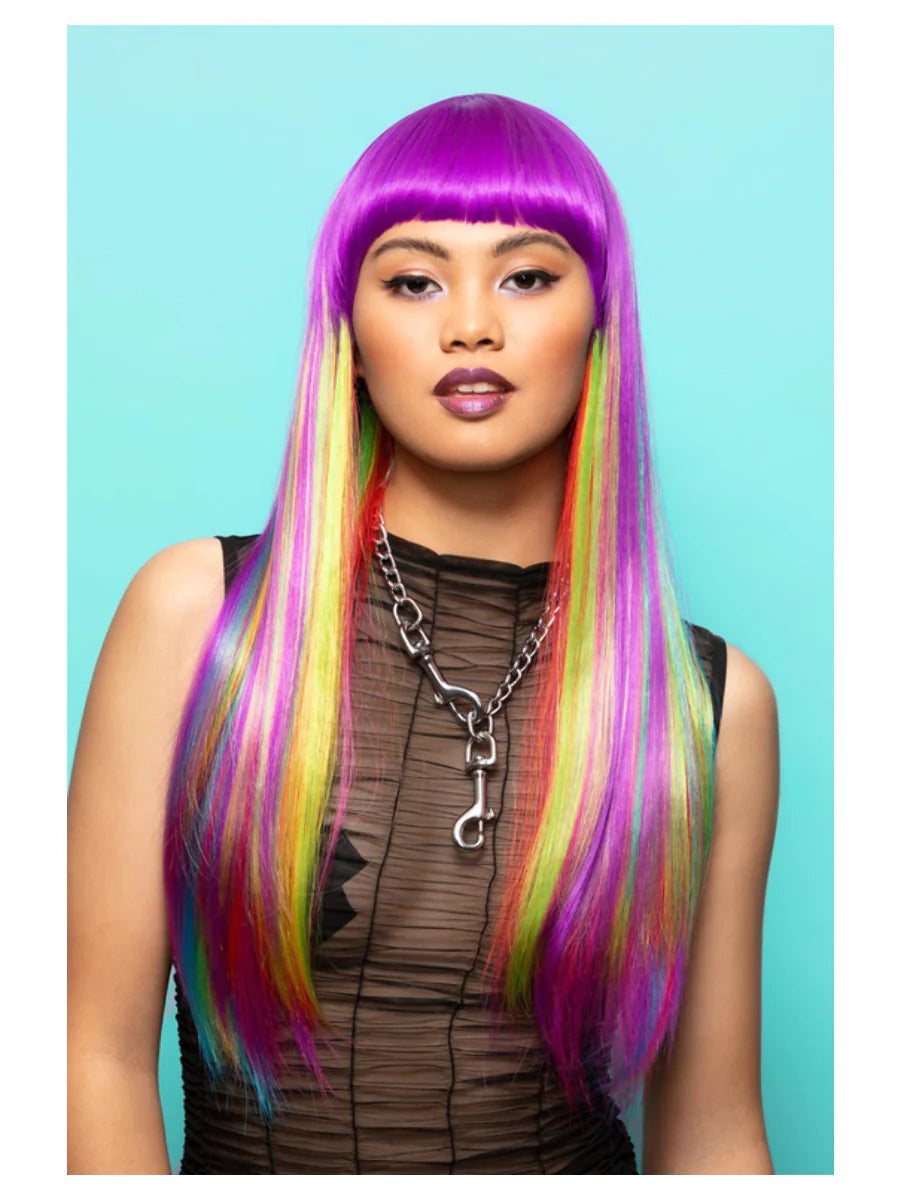 Fever ft. Manic Panic peruukki Downtown Diva™ Vivid Rainbow™