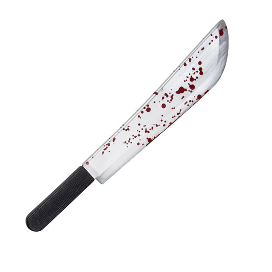 Muovinen machete veriroiskeilla (53cm)