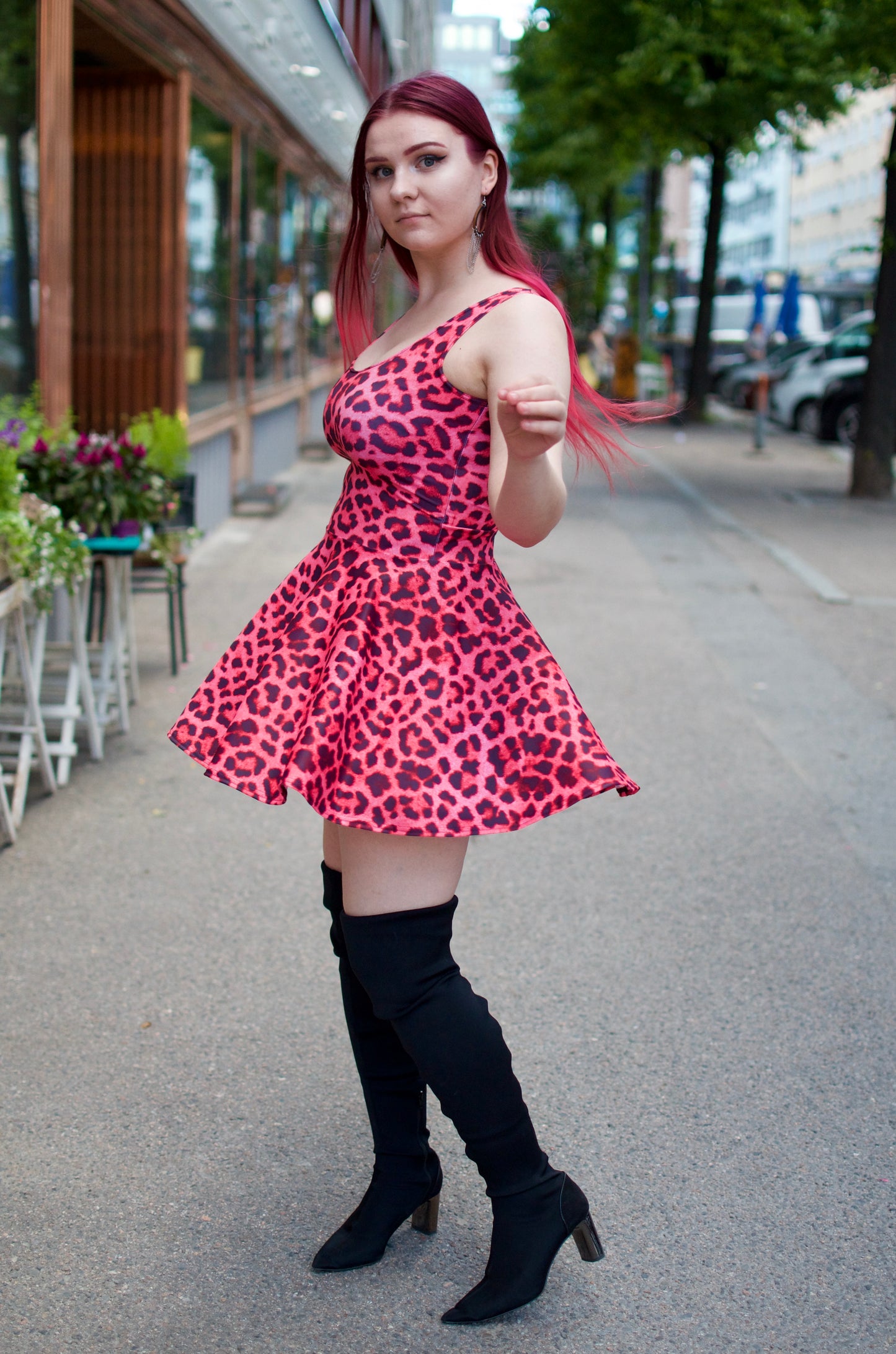 Mekko Leopard Pink