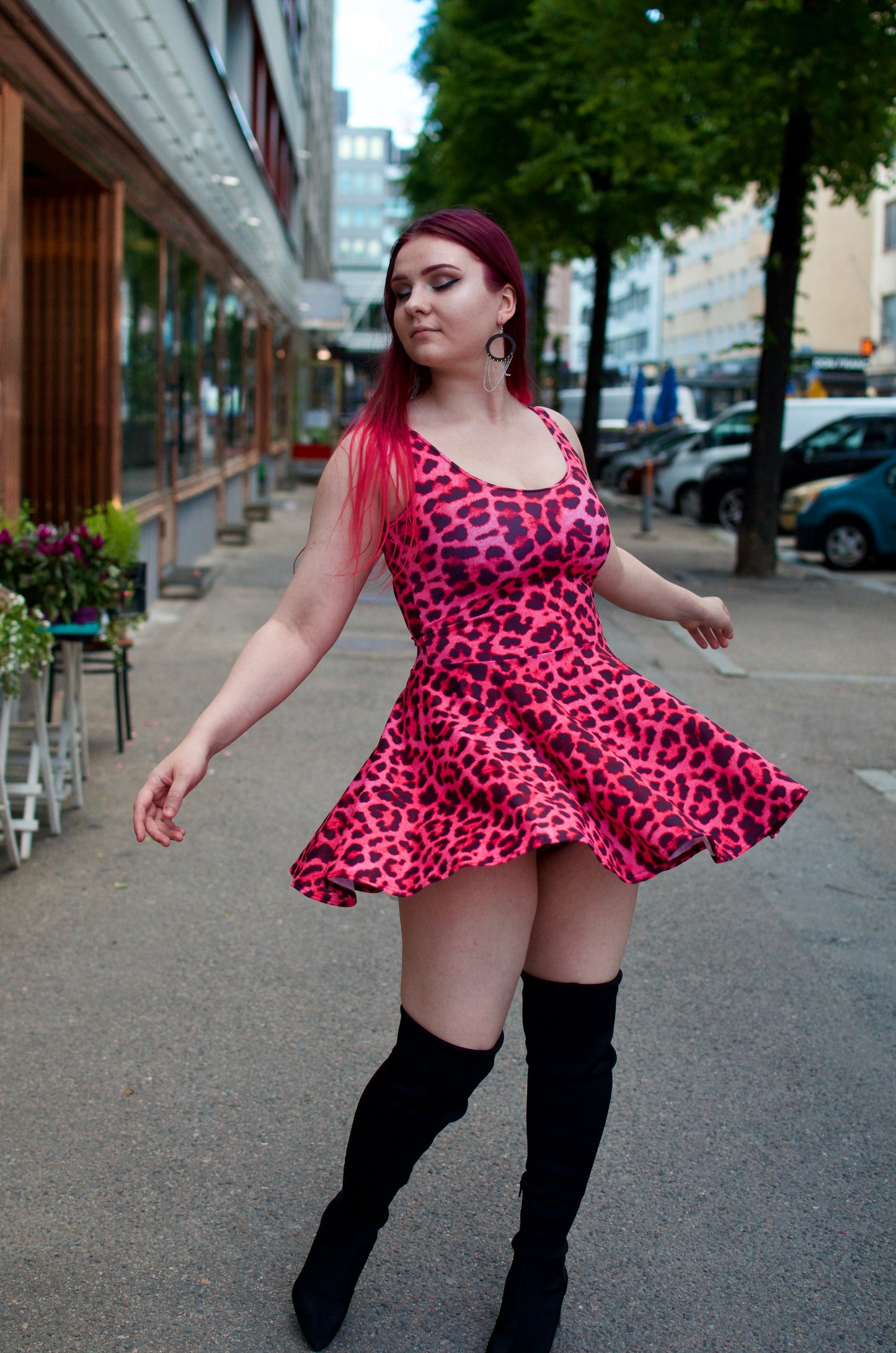Mekko Leopard Pink