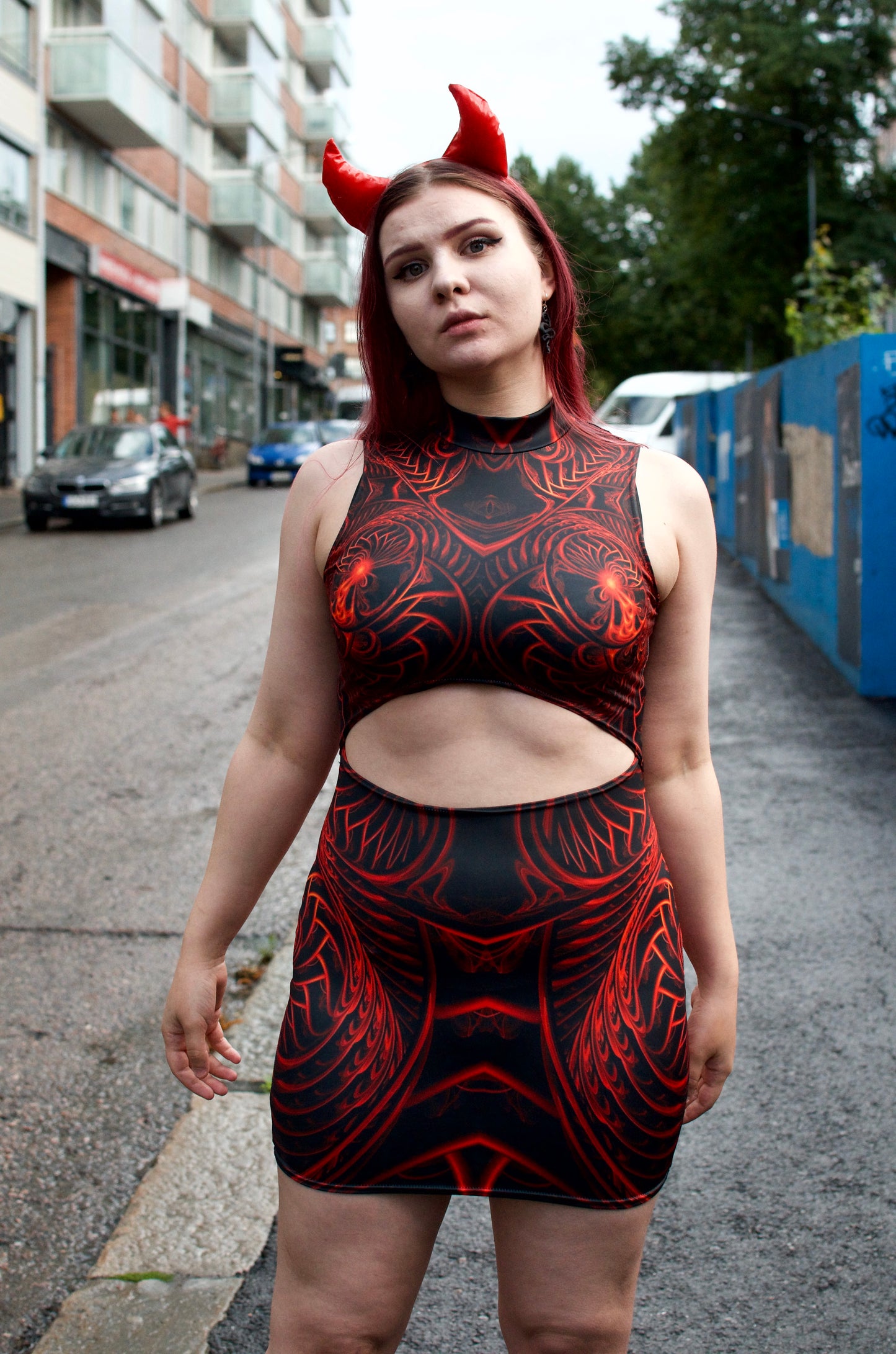 Cut-out mekko Red Devil