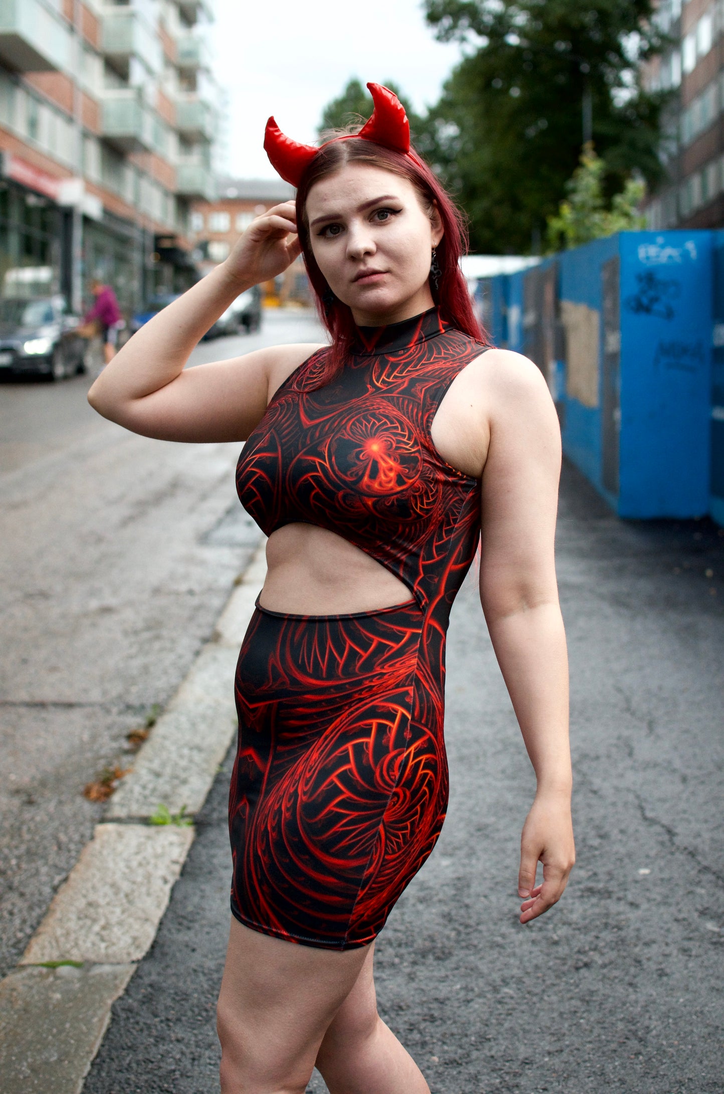Cut-out mekko Red Devil