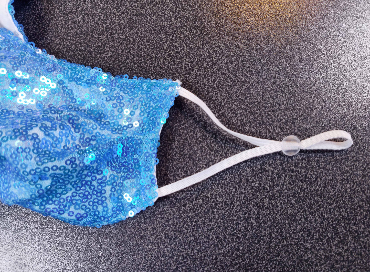 Frida Fiasko paljettimaski Sky Blue
