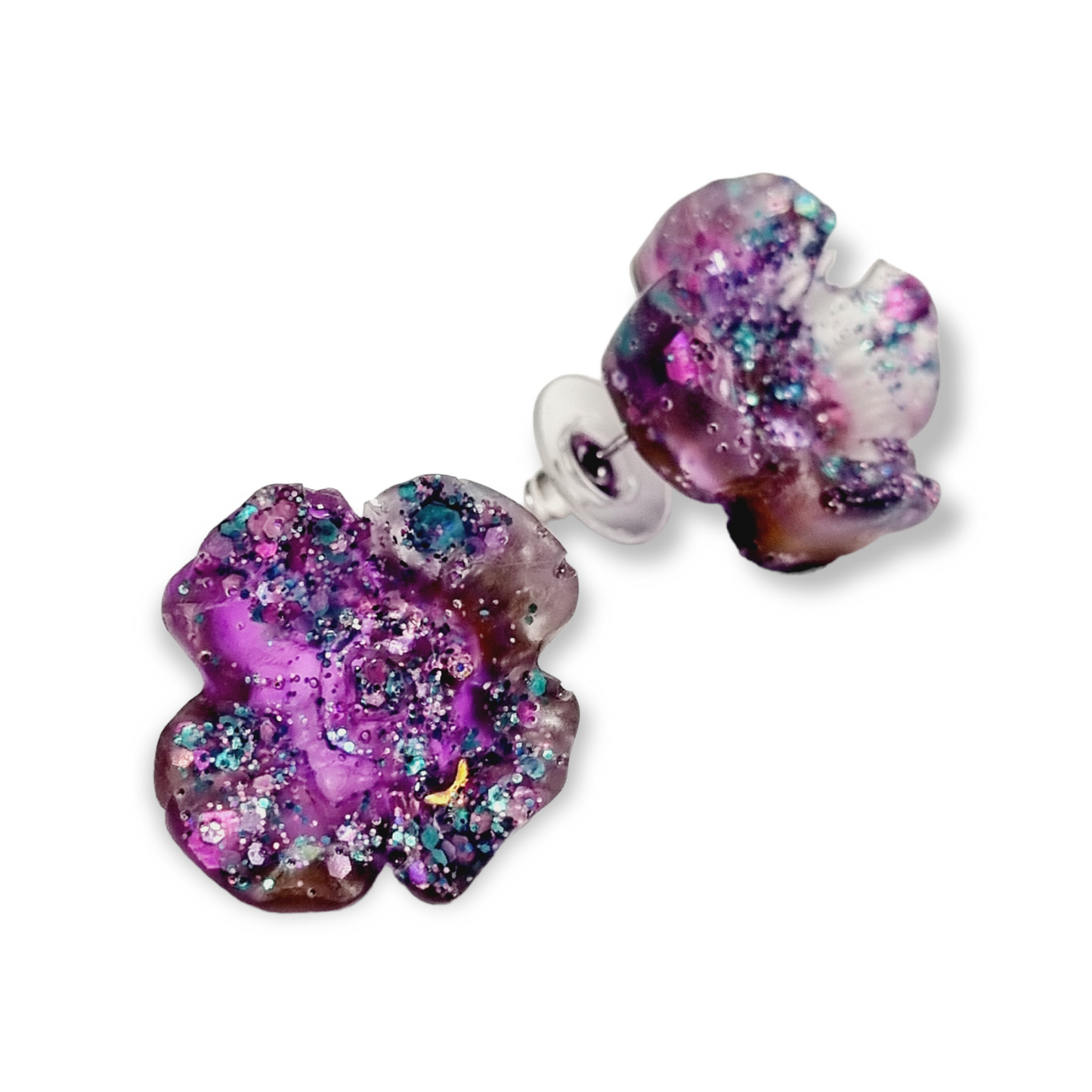 Up The Wazoo nappikorvakorut Space Bloom, violetti