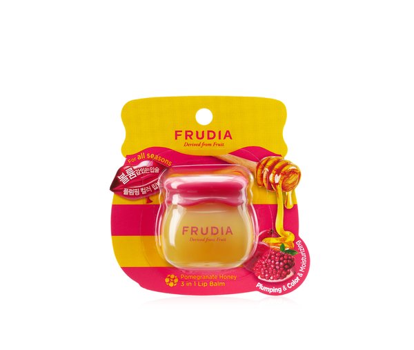 FRUDIA Pomegranate Honey 3 in 1 Lip Balm (sävyttävä huulivoide)