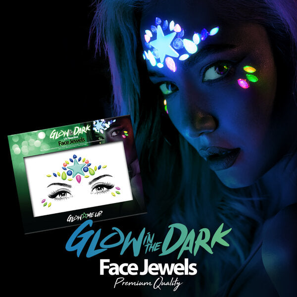 Kasvotimantit Neon Star (Glow in the Dark)