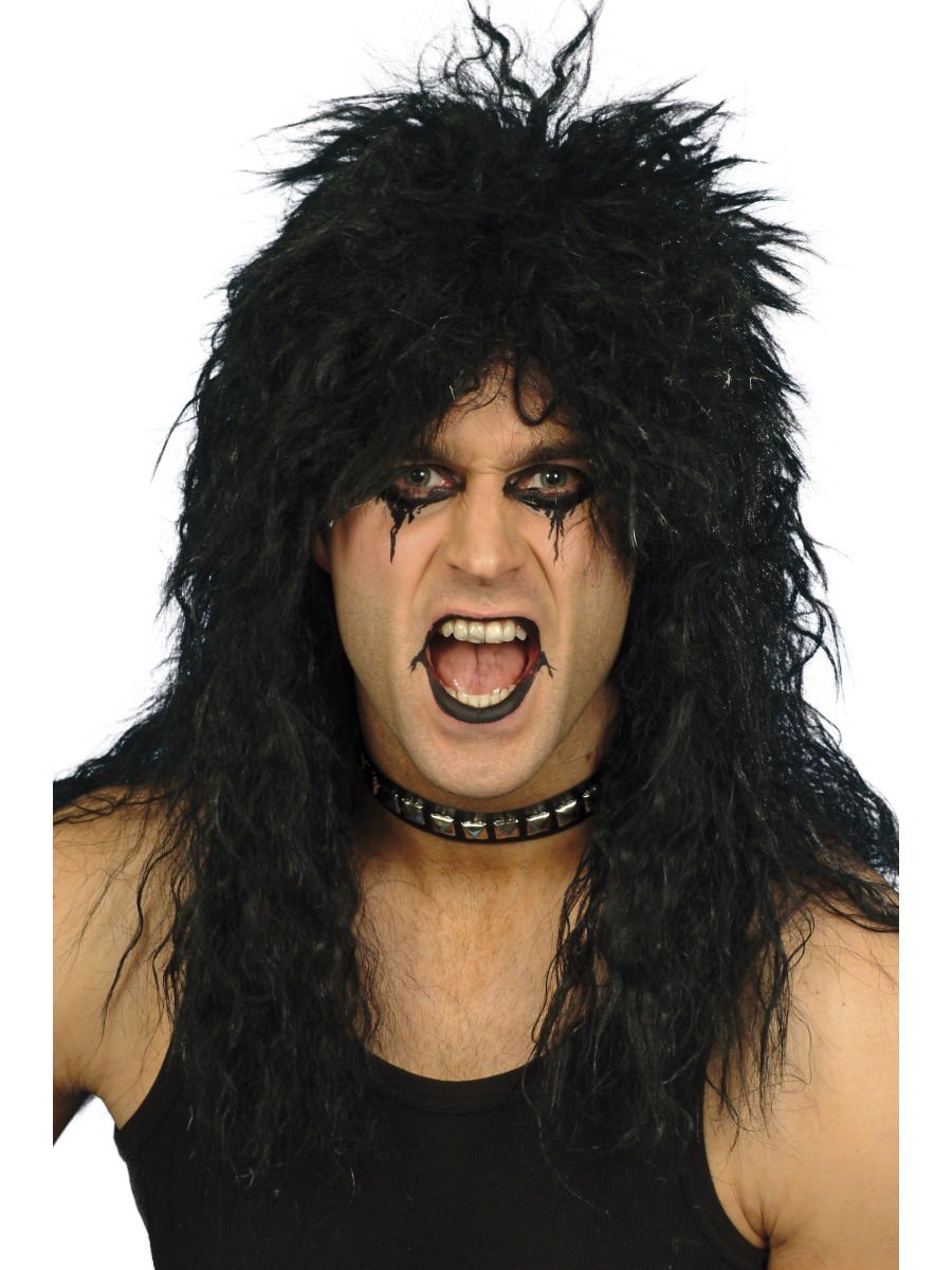 Peruukki Hard Rocker, musta