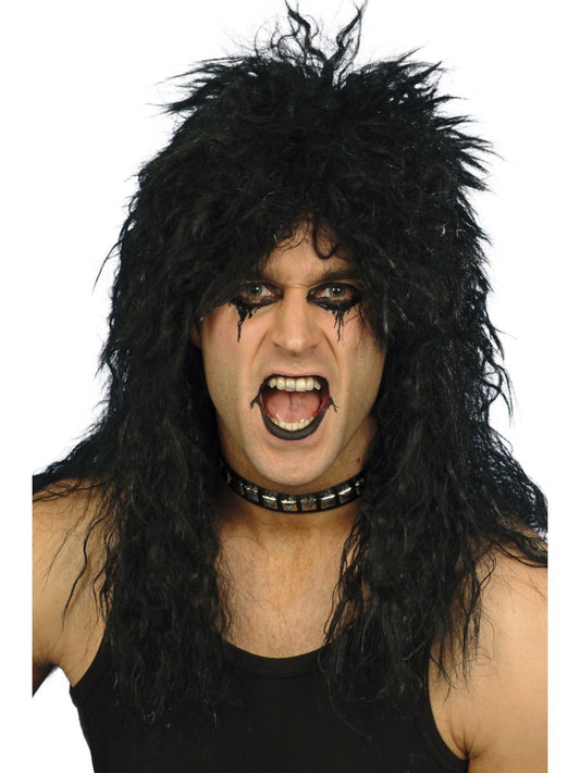 Peruukki Hard Rocker, musta