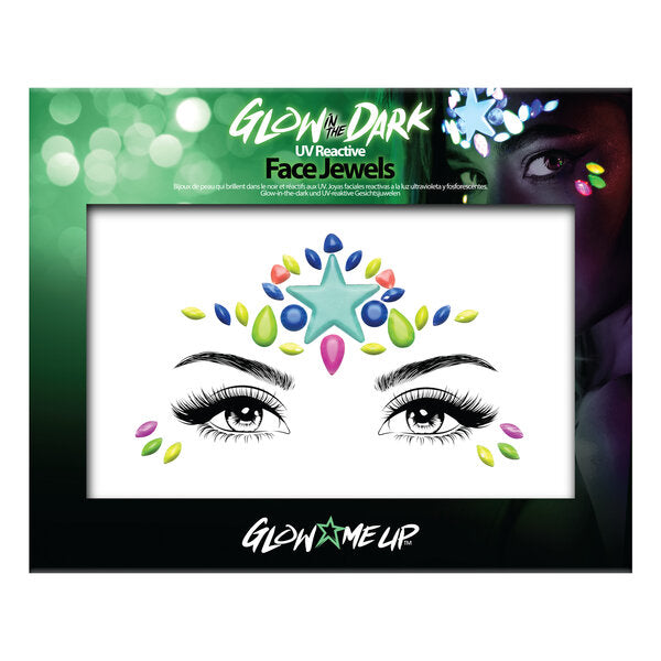 Kasvotimantit Neon Star (Glow in the Dark)