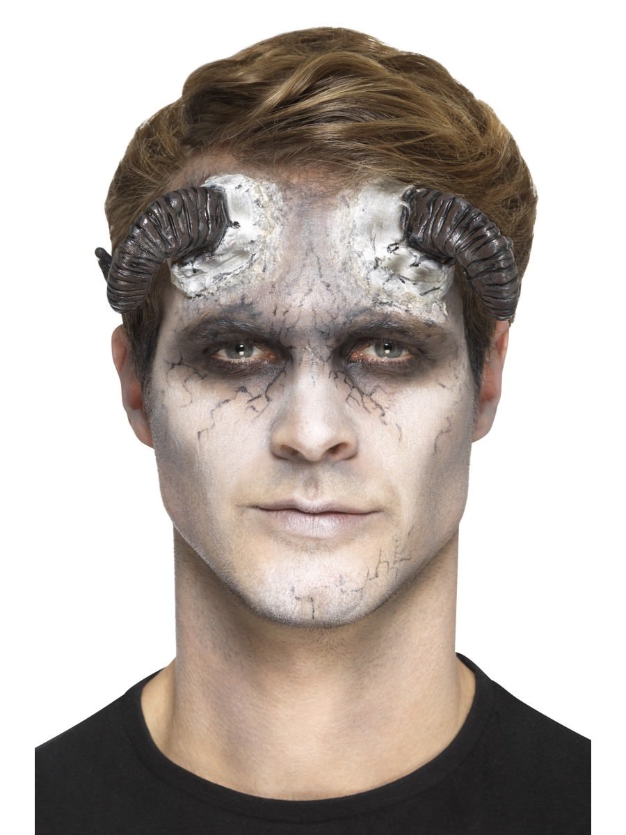 FX Skull Horns mustat lateksisarvet