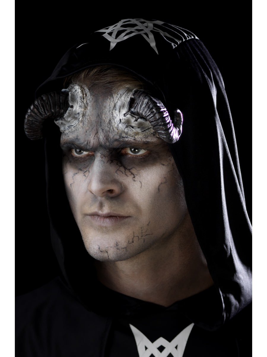 FX Skull Horns mustat lateksisarvet