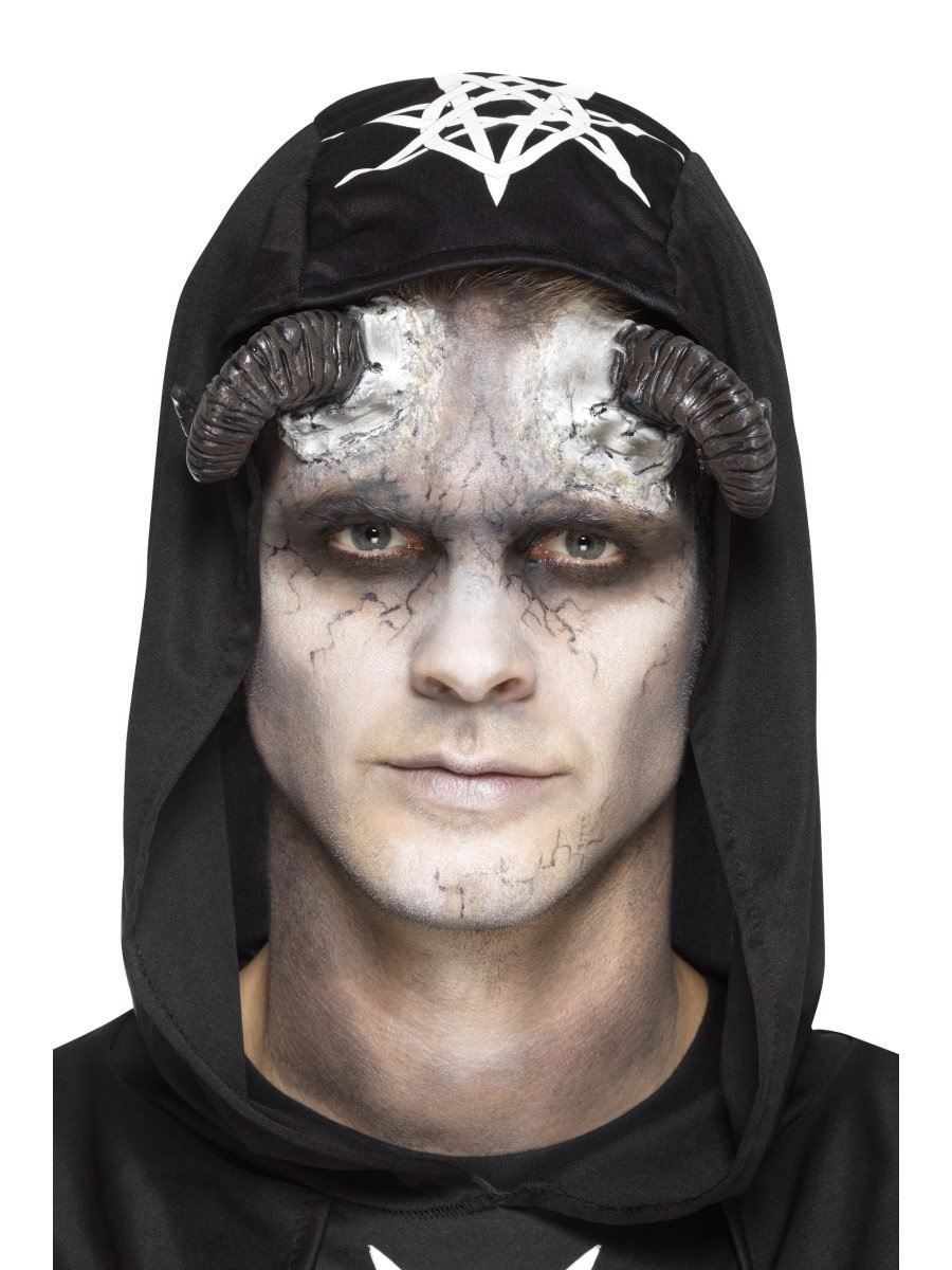 FX Skull Horns mustat lateksisarvet