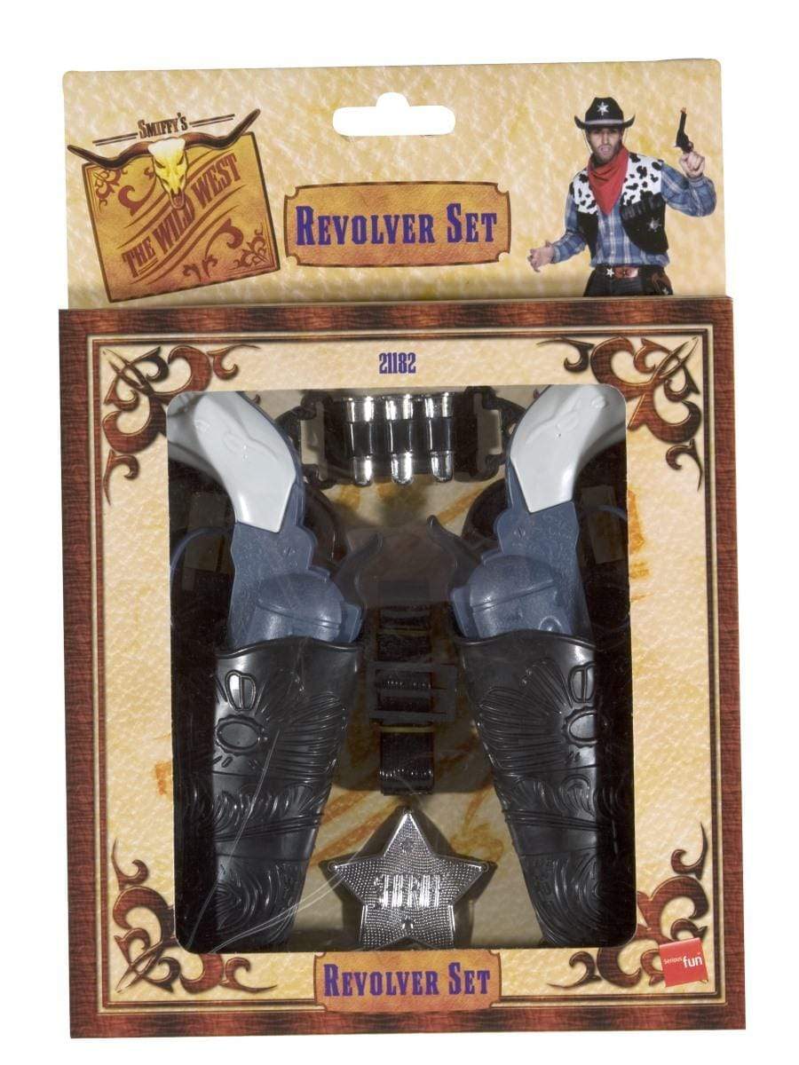 Wild West asevyö, pyssyt ja tähti