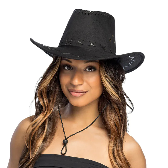 Cowboyn stetson, musta