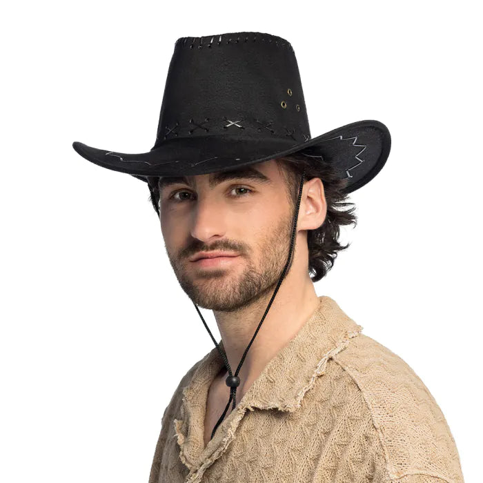 Cowboyn stetson, musta